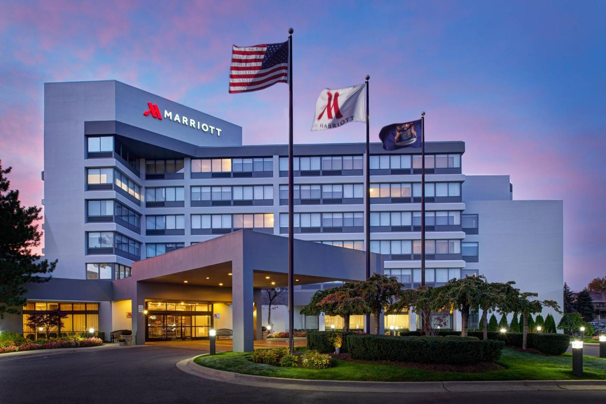 Hotel Detroit Marriott Southfield Exterior foto